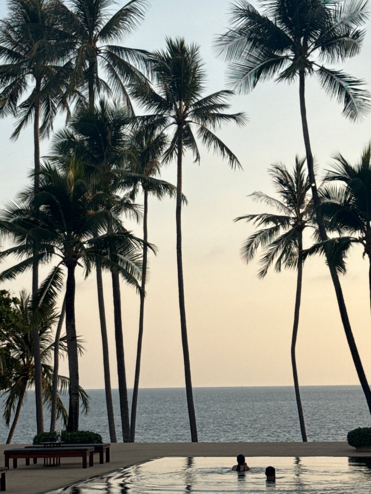 Tranquil tropical beach scene documented in Choeng Thale, Thailand