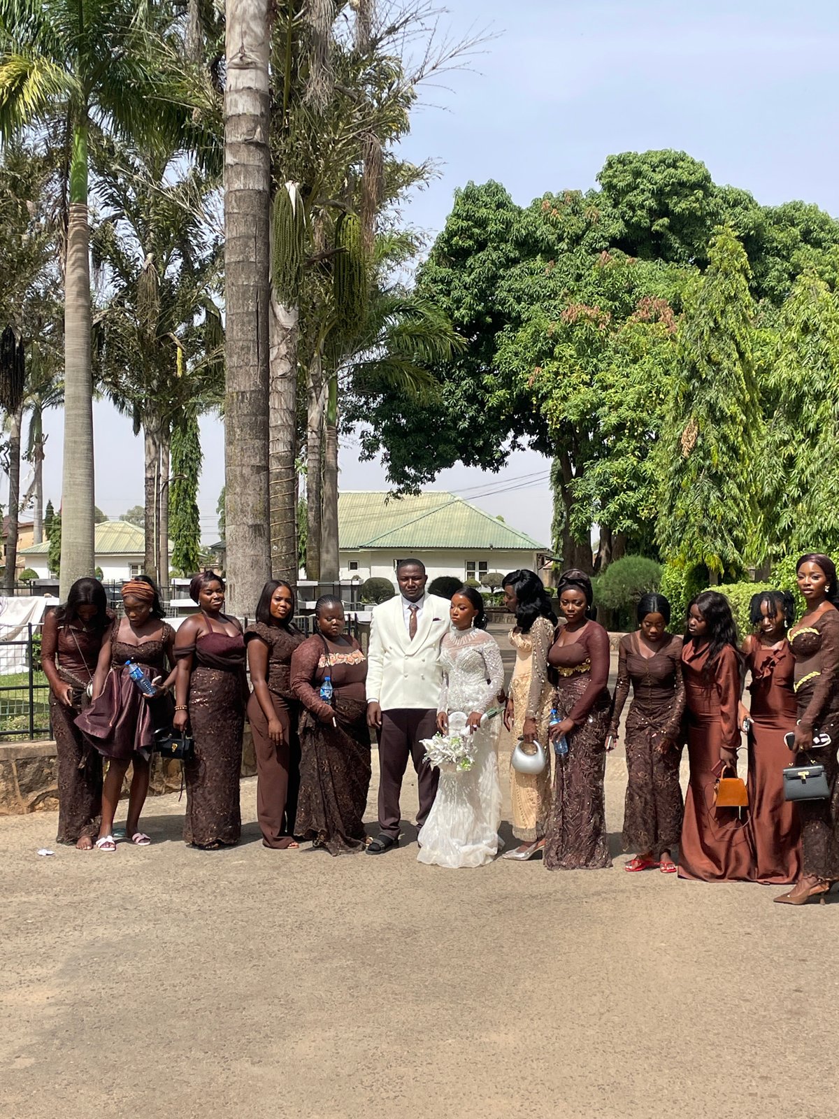 Wedding celebration with speeches and dancing in Jos, Nigeria