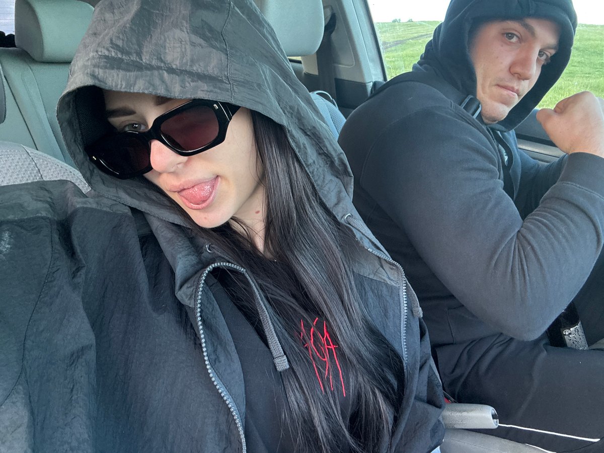 Car selfies and gestures captured during Burgas road trip