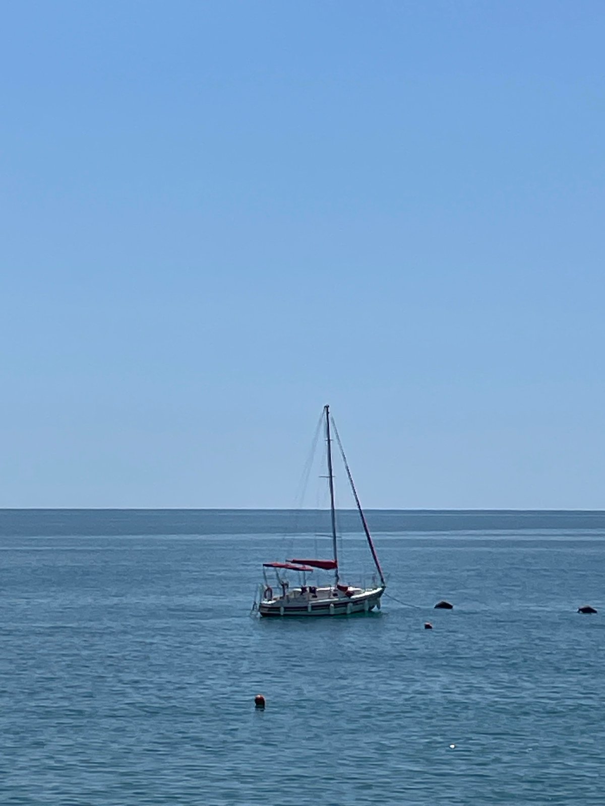 Summer morning along the Sochi beachfront and boardwalk