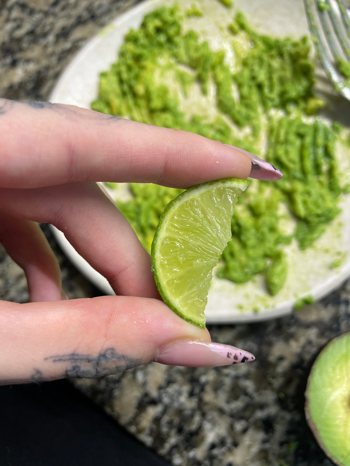 Buenos Aires resident prepares avocado toast with eggs