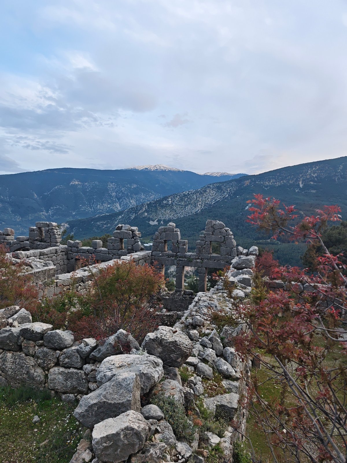 Ancient ruins documented at archaeological site in Finike, Turkey