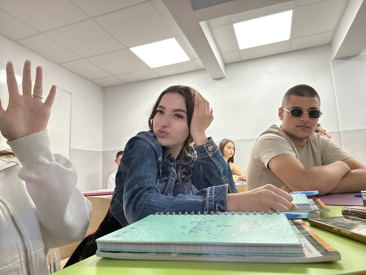 Classroom scene inside a Sliven school or university