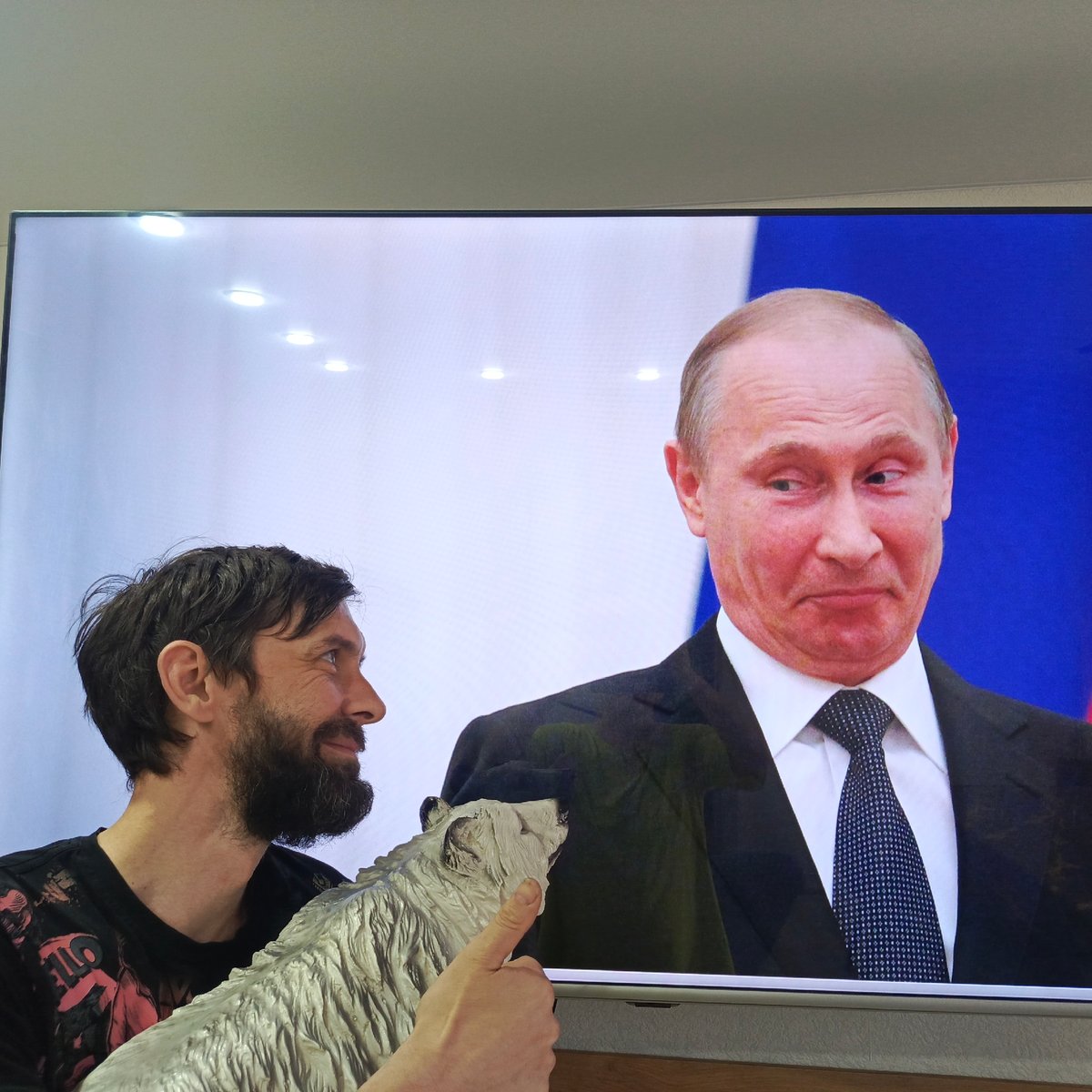 Residents document daily life moments in Марковский, Russia