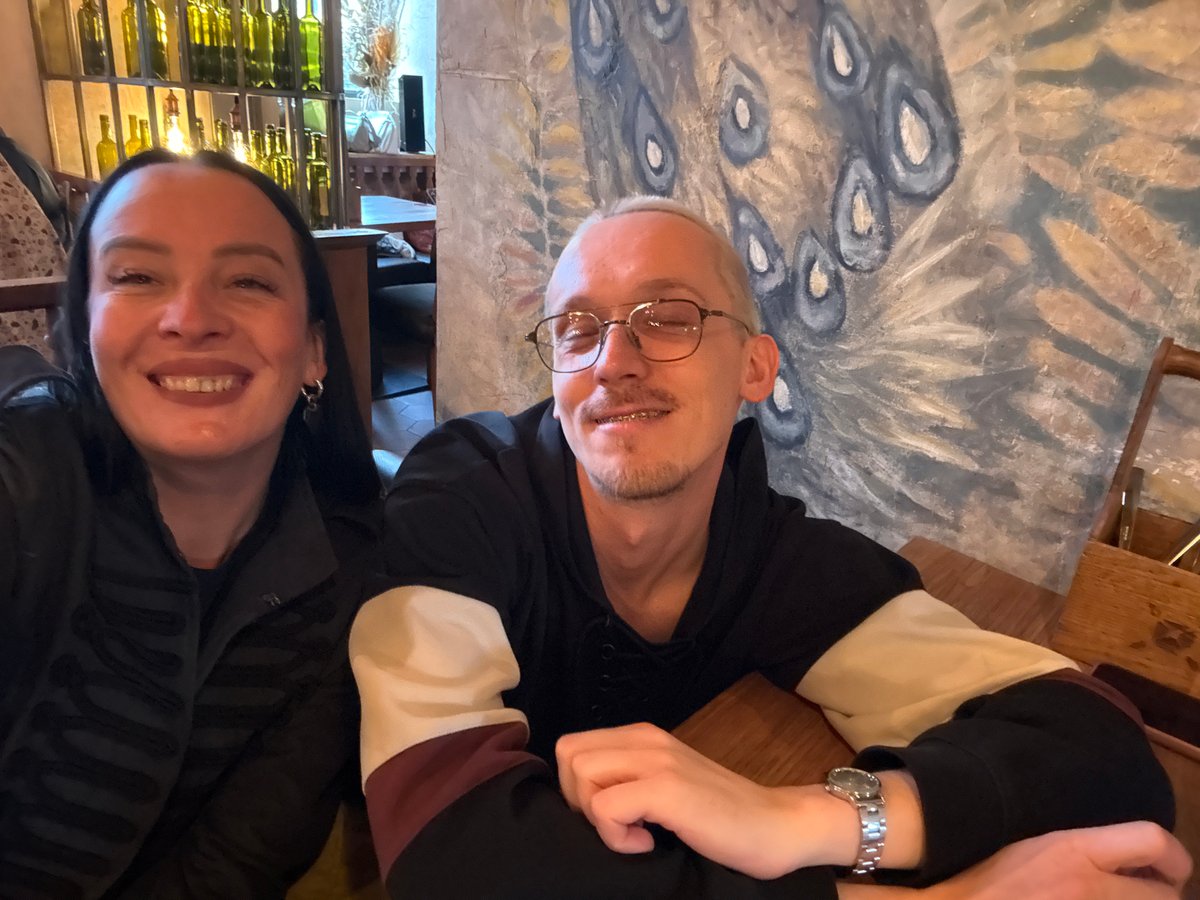Casual hangout at a rustic Saint Petersburg restaurant