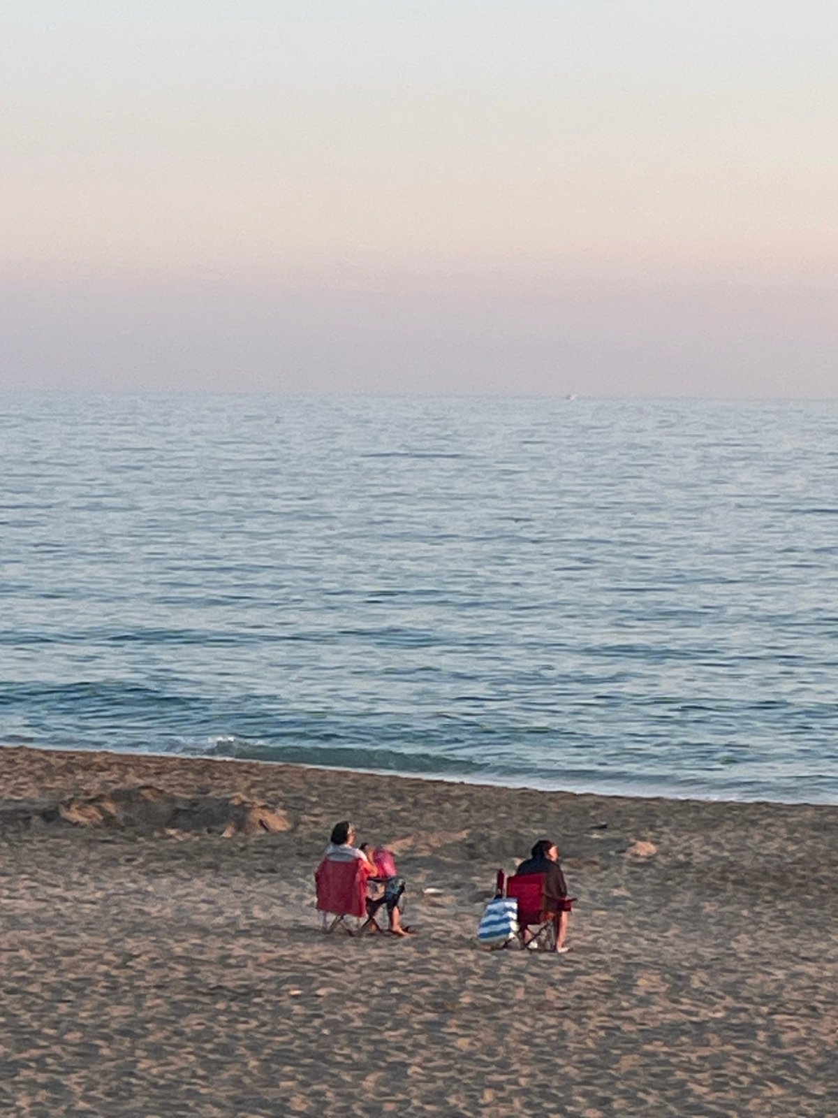 Sunset captured with cat along Alanya beach promenade