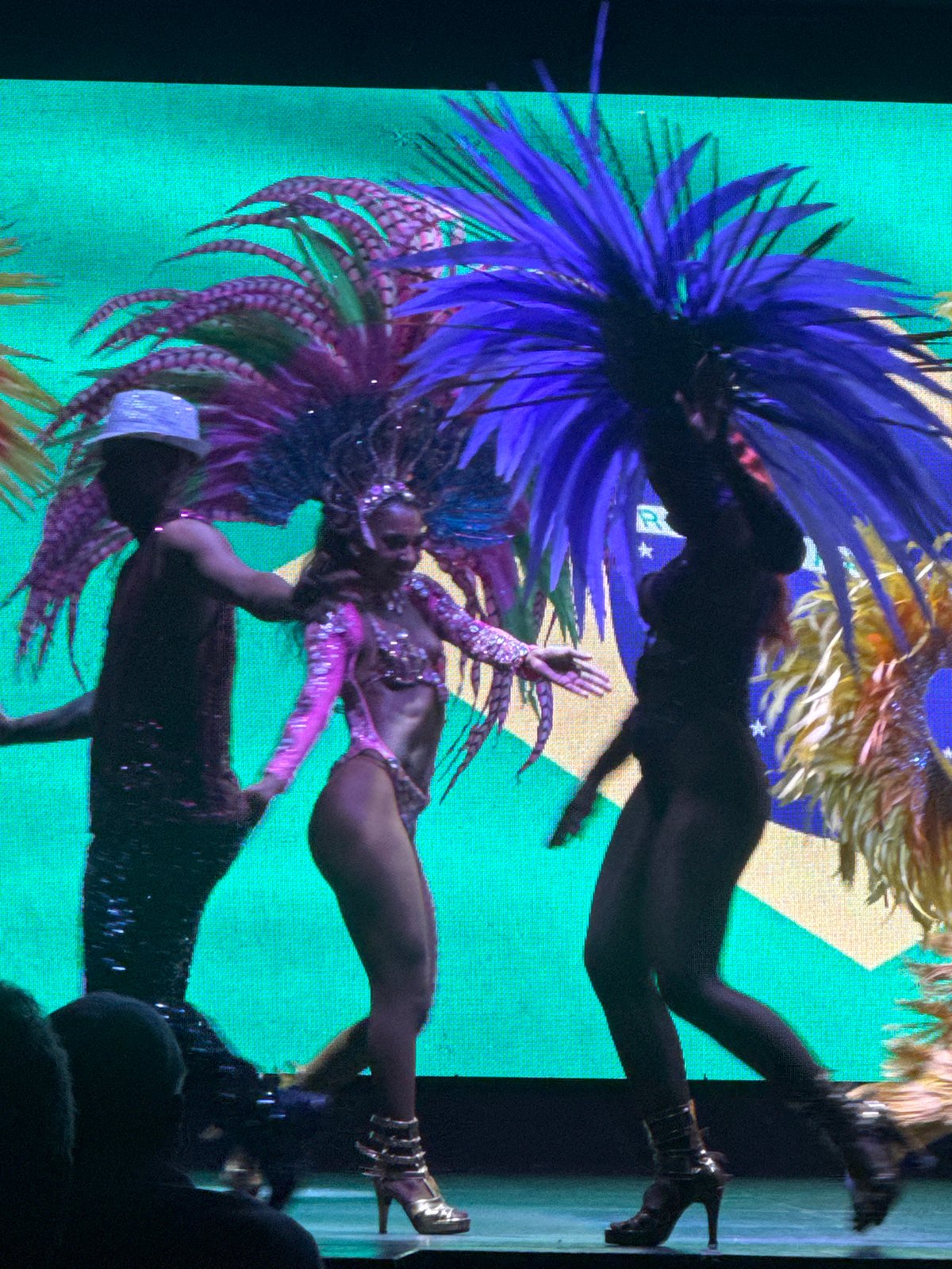 Brazilian carnival-style stage show lights up Manavgat