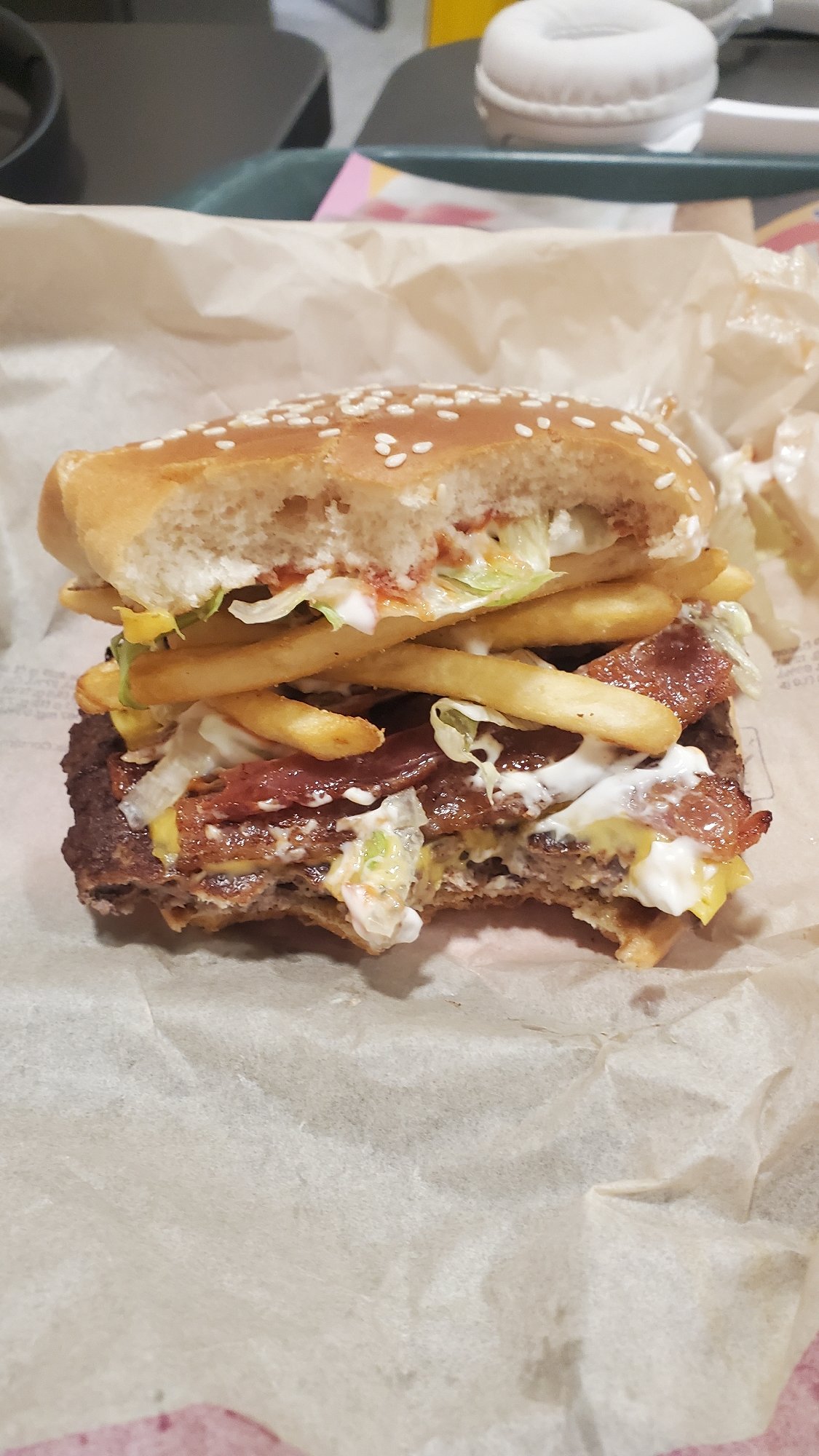 McDonald's meal documented in Curitiba, Brazil