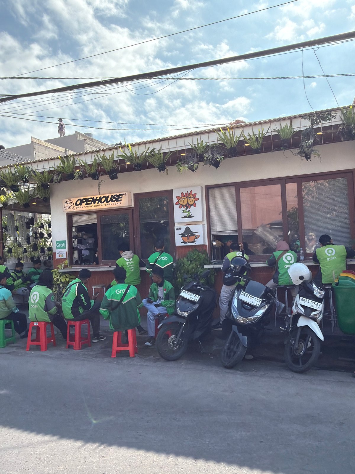 Morning street life captured in North Kuta, Indonesia