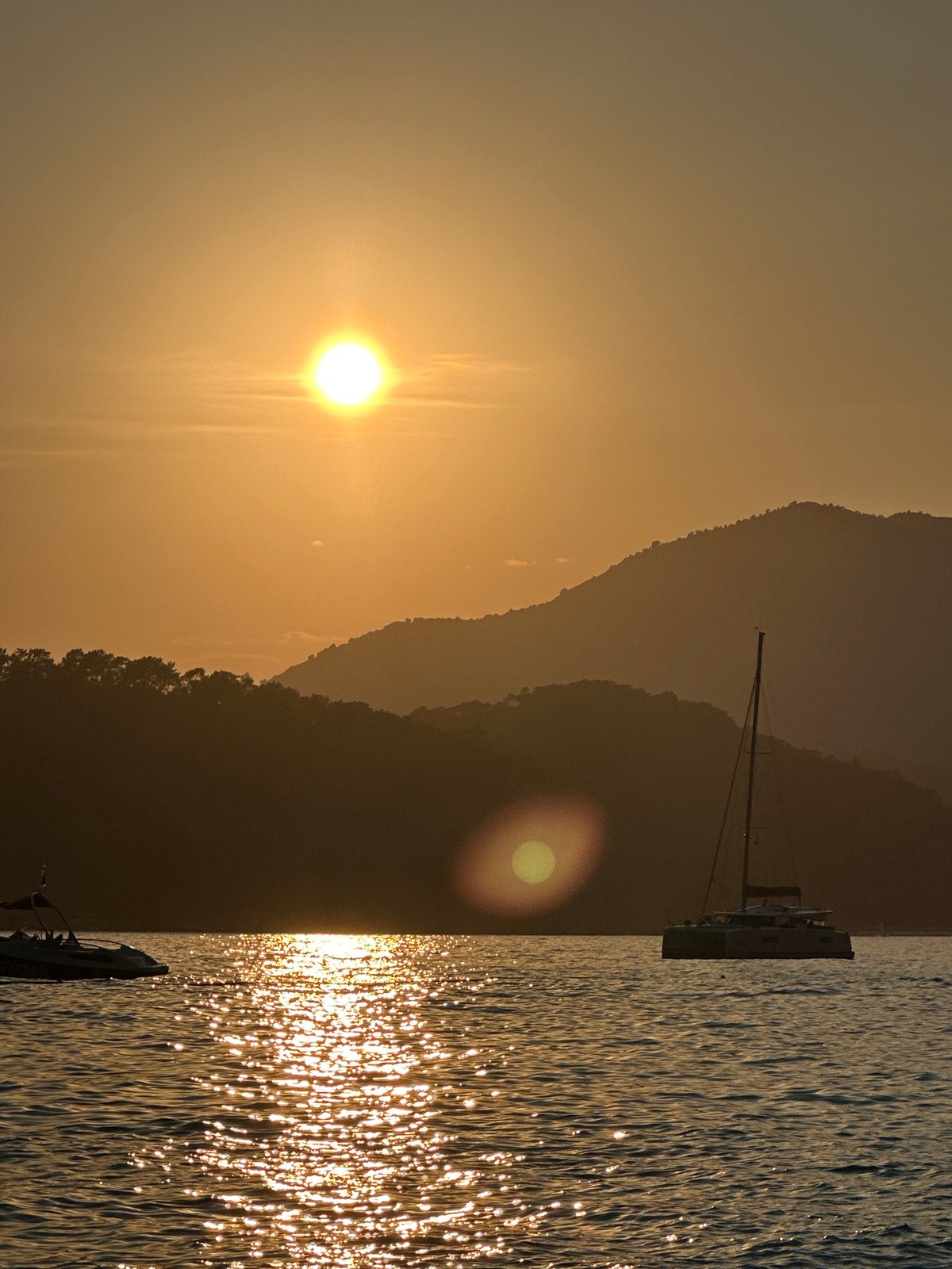 Golden hour beach life captured in Fethiye, Turkey