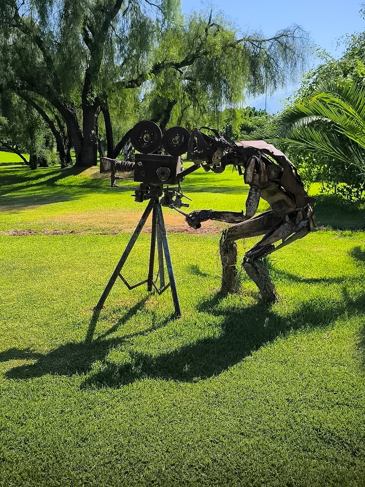 Scrap metal sculpture garden at Antalya Expo Center grounds