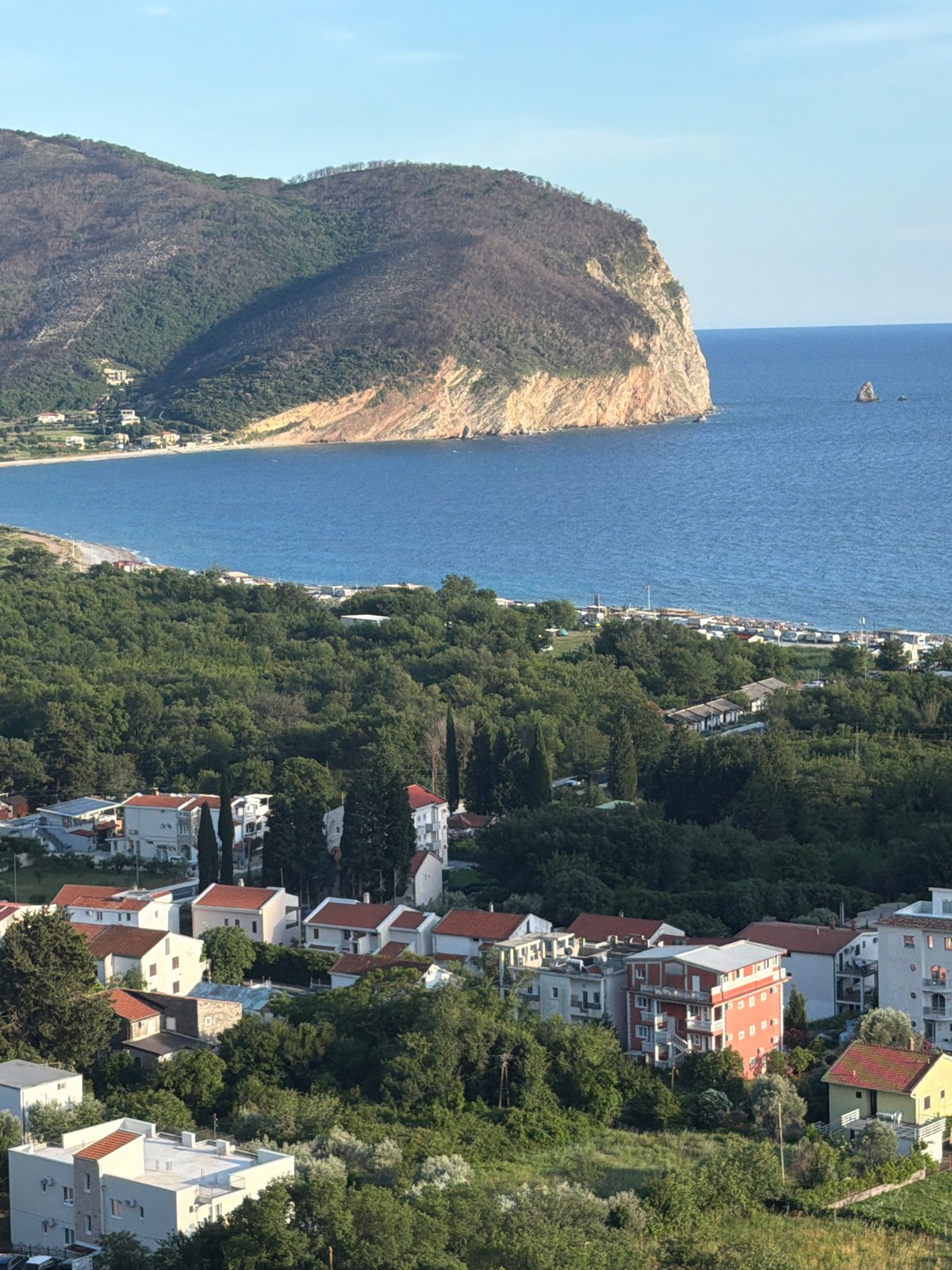 Montenegro coastal views from Kaluđerac to Buljarica cliffs