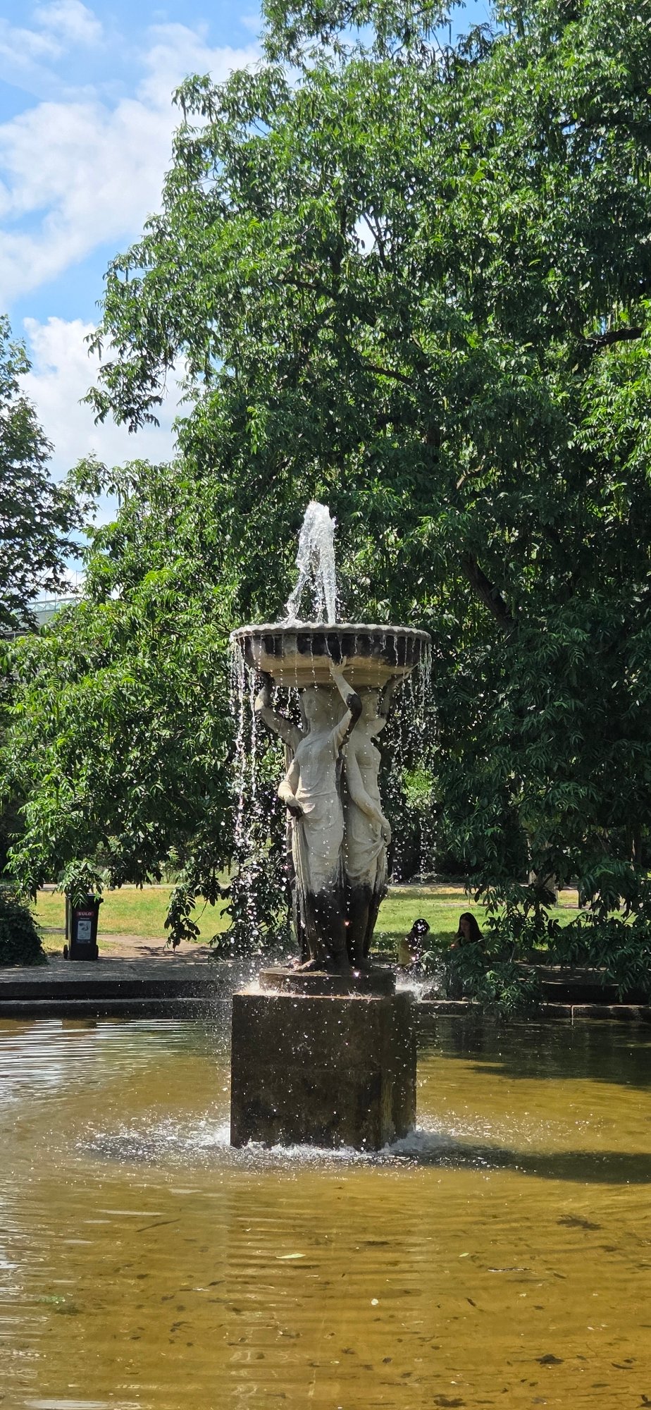 Afternoon at Karlsruhe Palace gardens and surroundings