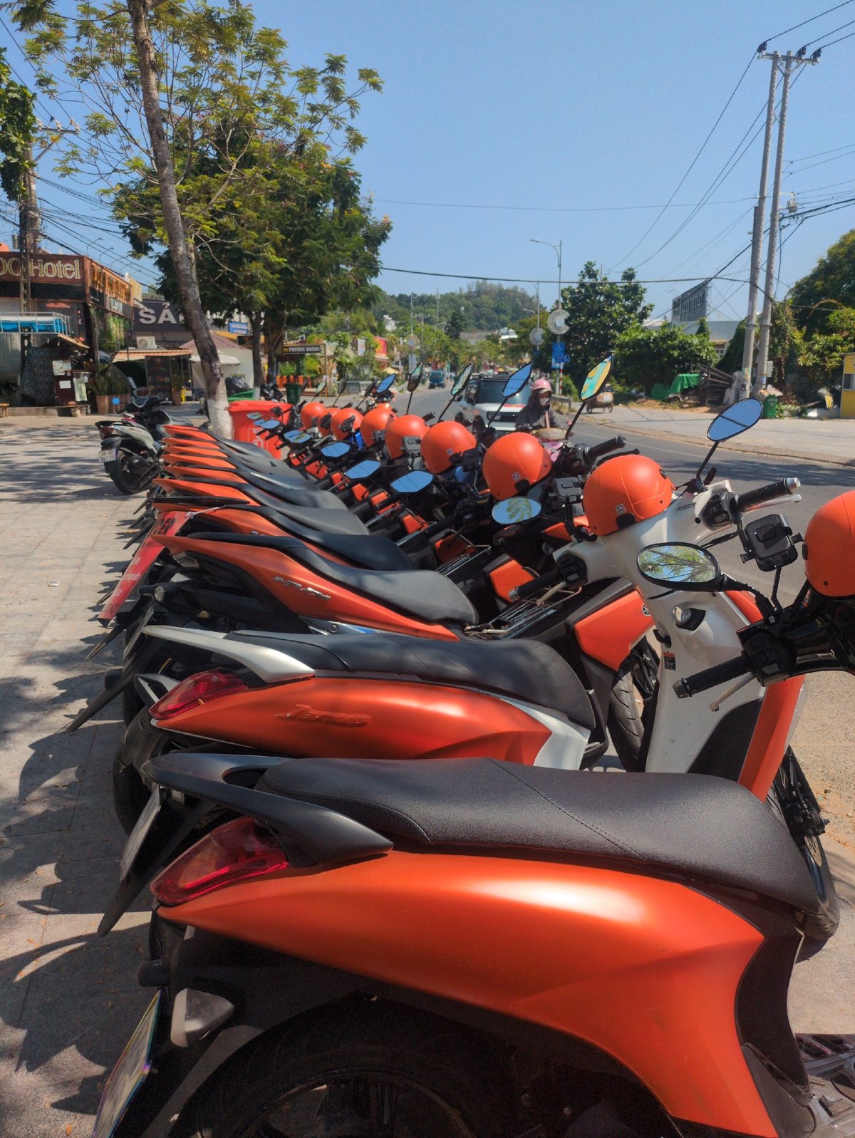 Morning scenes from streets and beaches of Phú Quốc island
