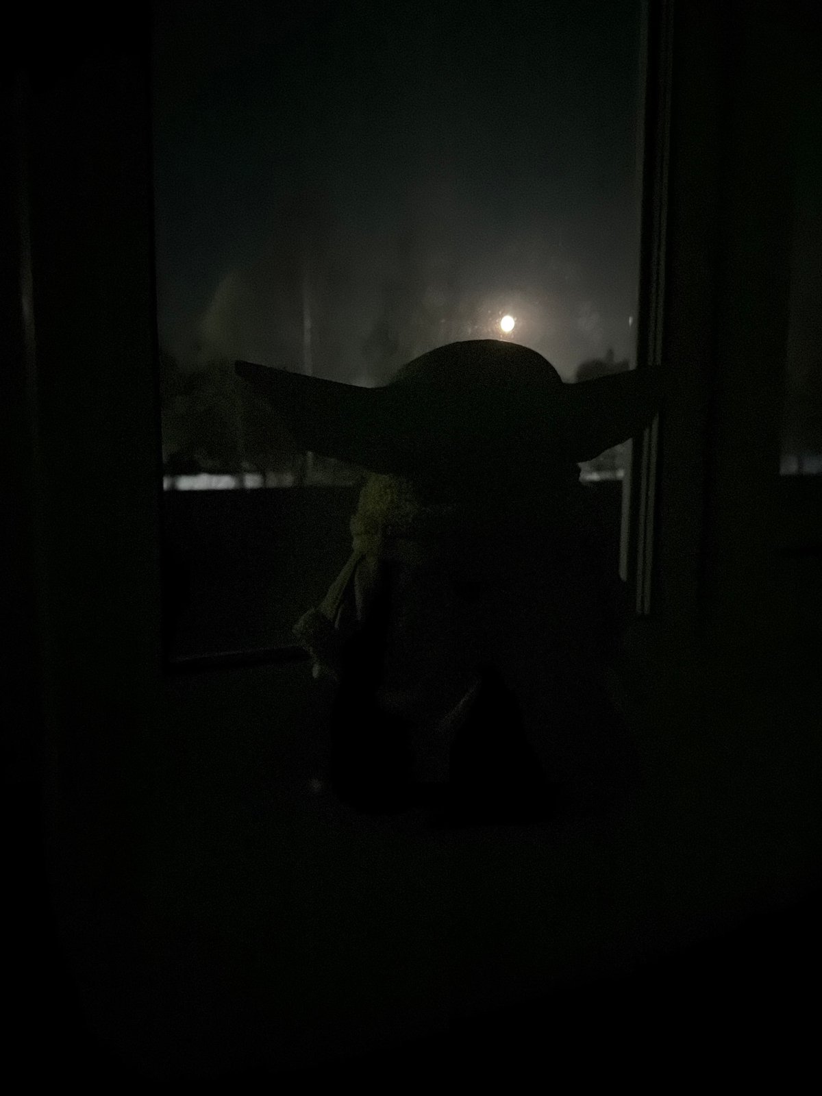 Propeller object photographed in dark conditions in Dubovaya, Russia