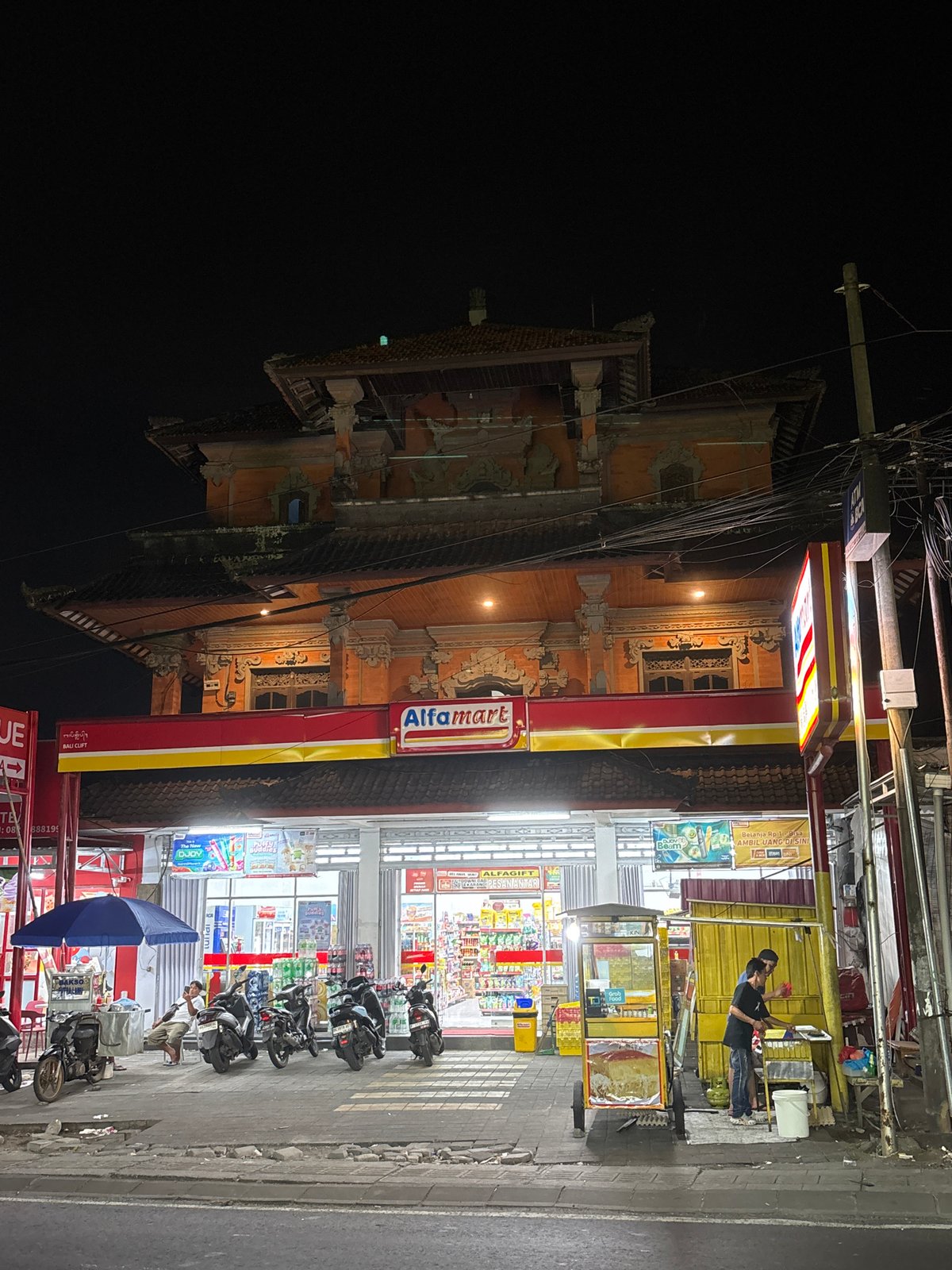 Commercial activity observed in Ungasan Indonesia convenience stores