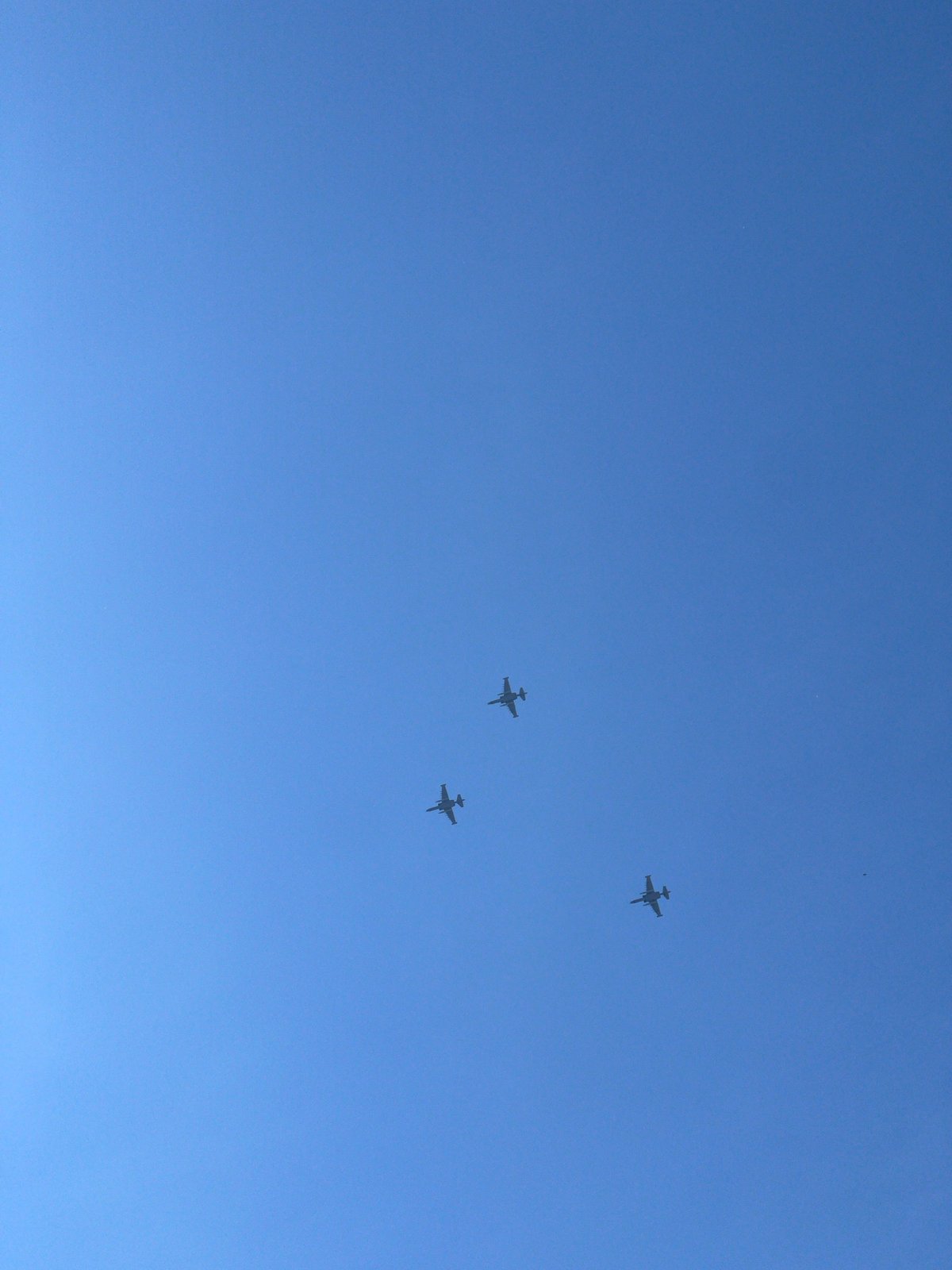 Military jets fly formation over Sofia, Bulgaria morning display