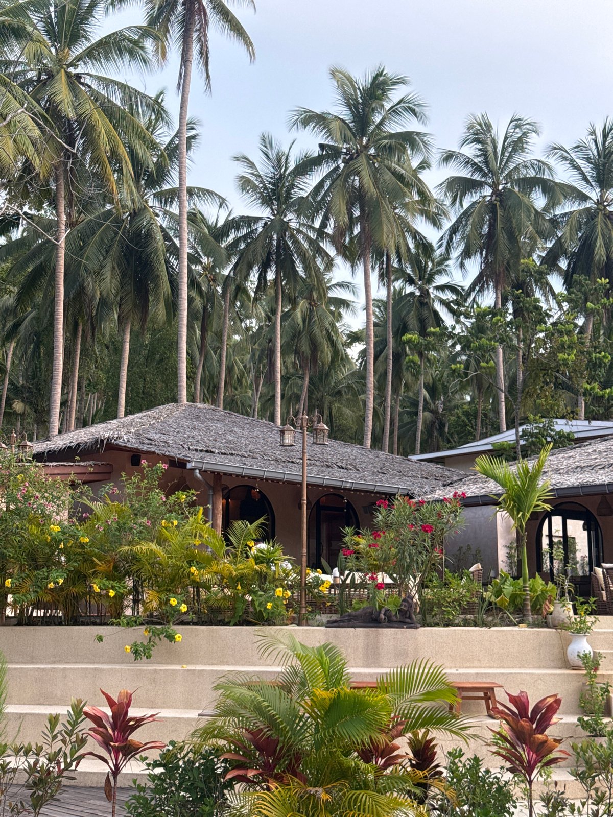 Inside a ornate boutique resort on Ko Pha-ngan