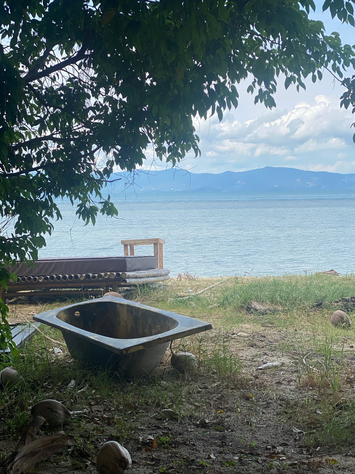 Dawn beach documentation captures tropical Baan Tai shoreline activity