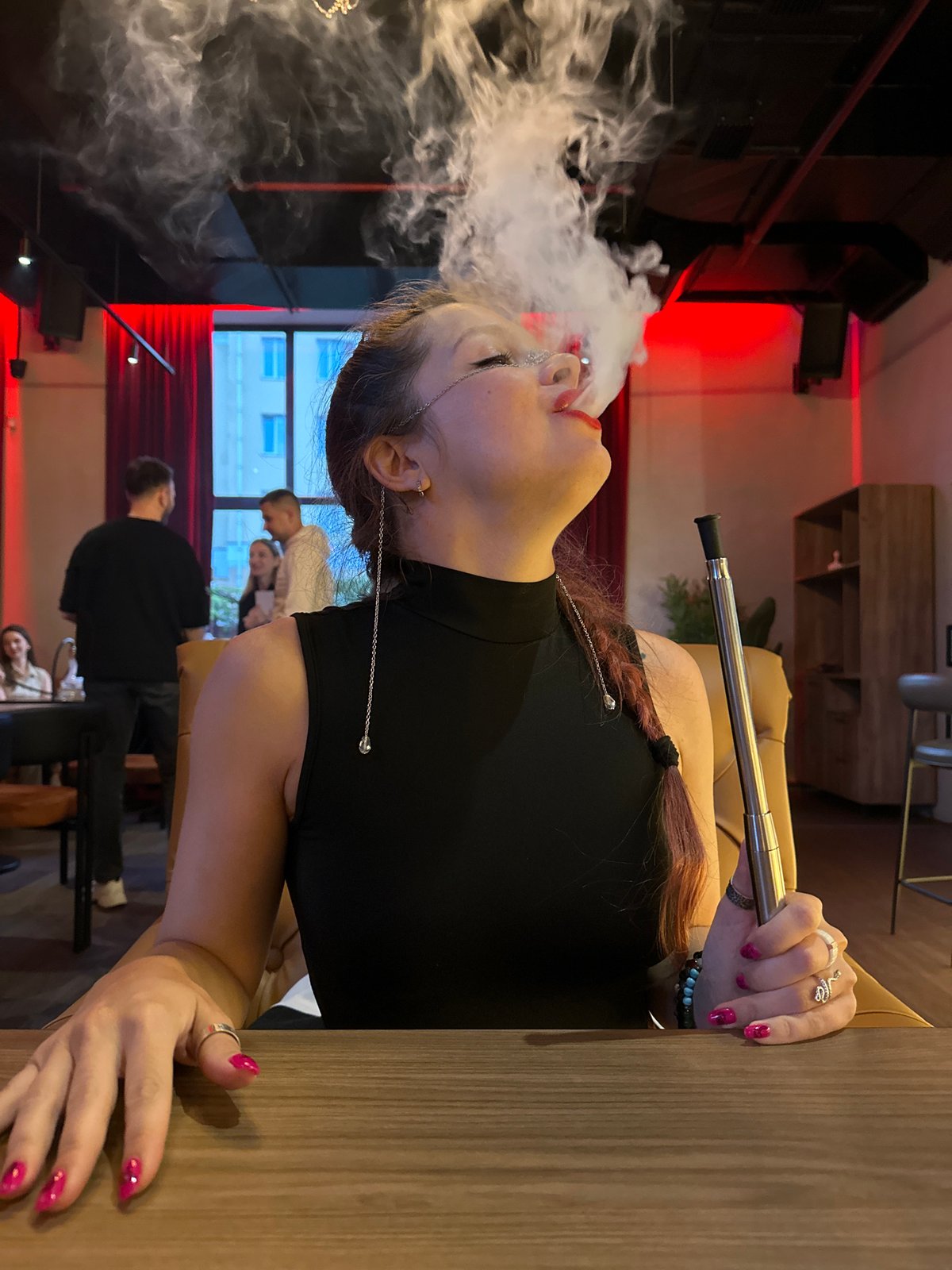 Evening dining and service scenes captured at Vladimir lounge
