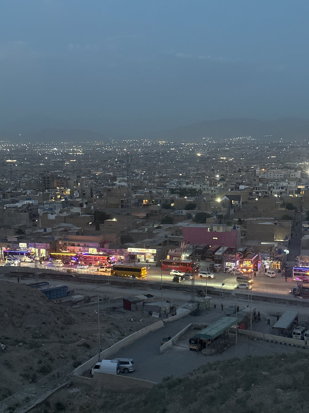 Aerial documentation captures Quetta's dense urban sprawl
