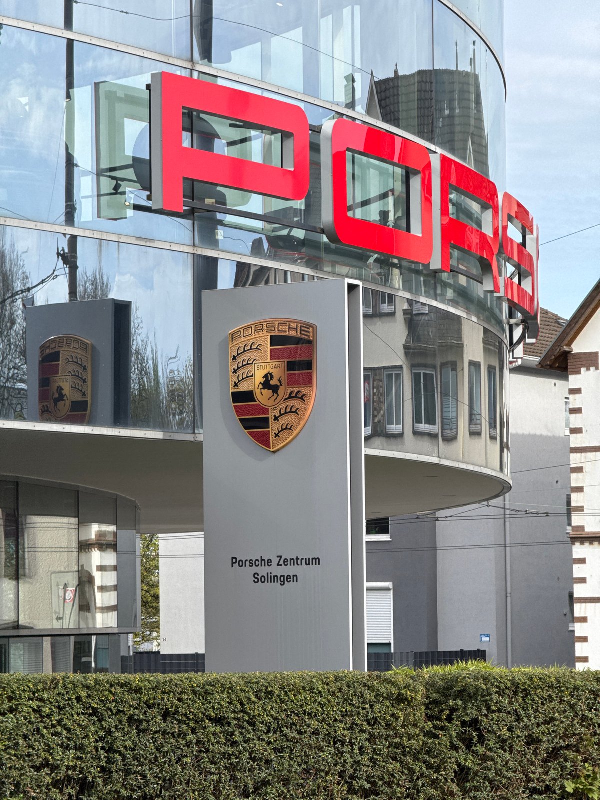 Porsche dealership documented in Solingen, Germany