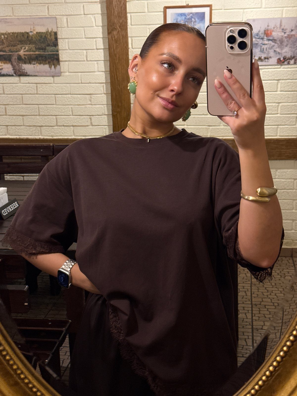 Family moments and selfies captured during afternoon in Chaikovsky, Russia