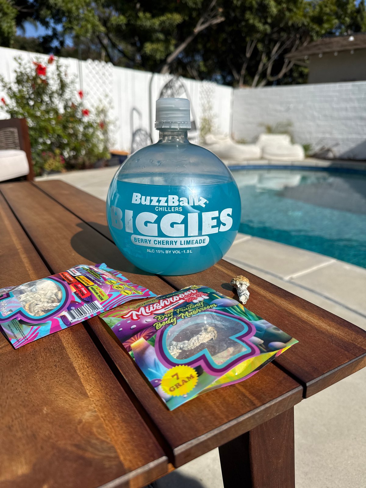 BuzzBallz beverage spotted poolside in Coronado
