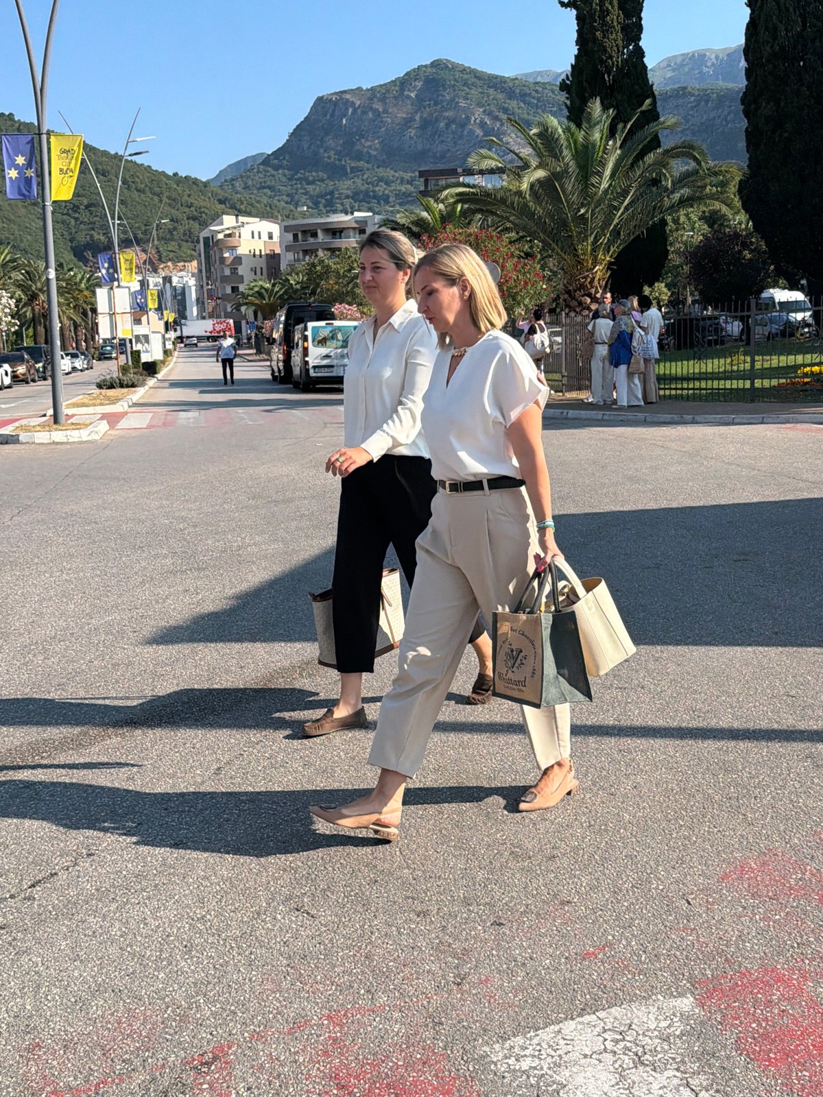 A quiet summer morning across Budva's streets and gardens