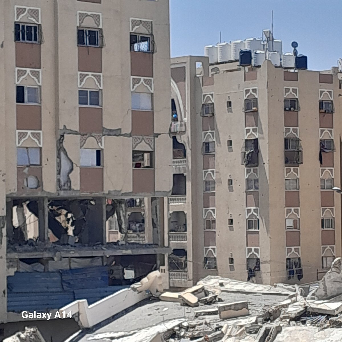 Extensive building damage documented in Khan Yunis, Palestinian Territories