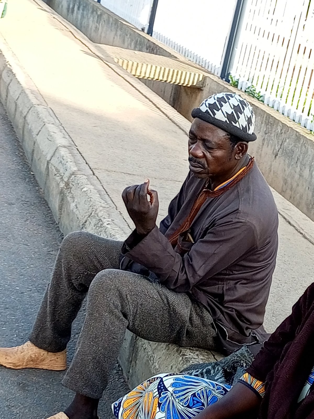 Morning foot traffic across three Nigerian towns at dawn