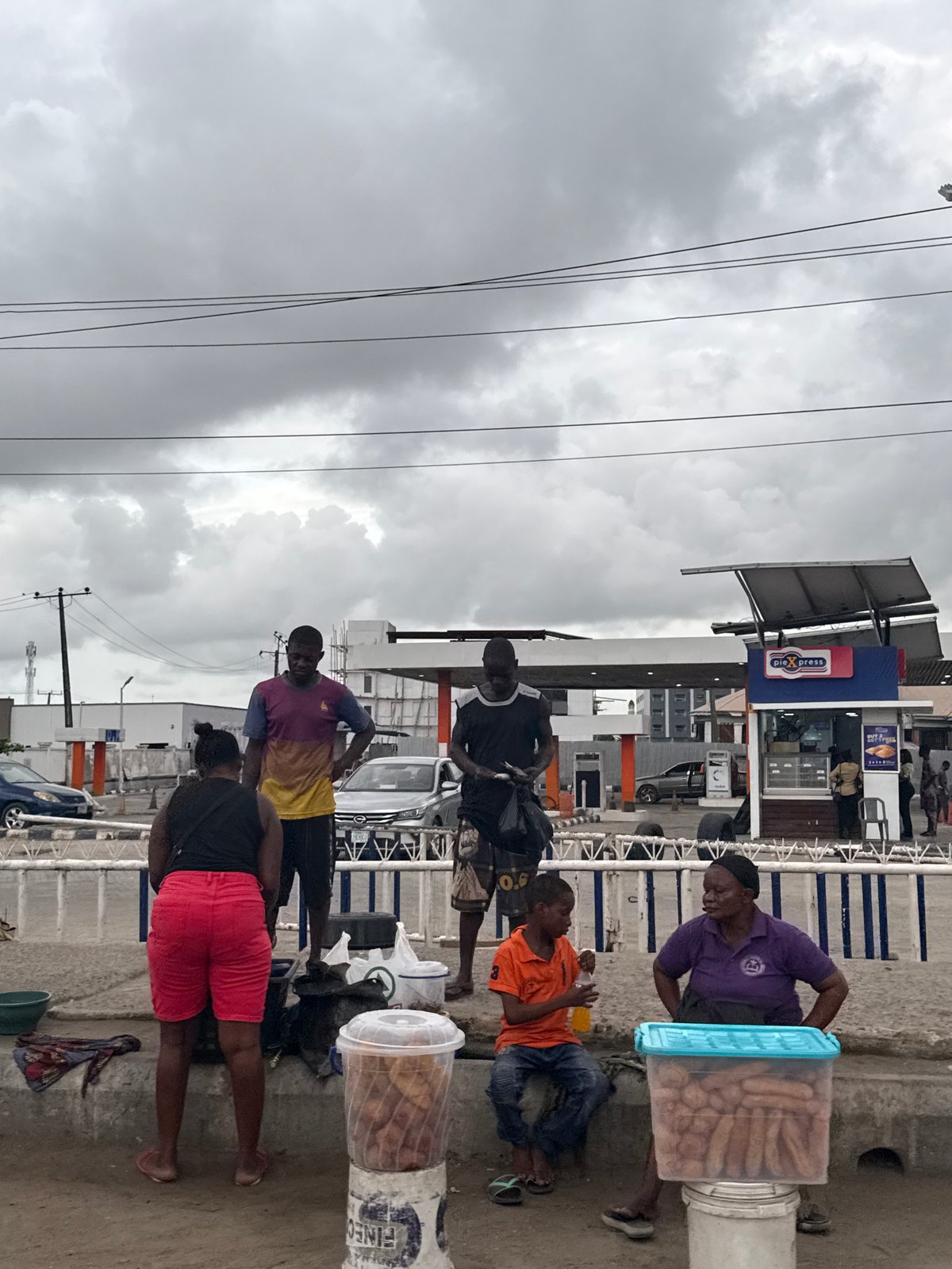 Person found lying on street in Lekki, Nigeria