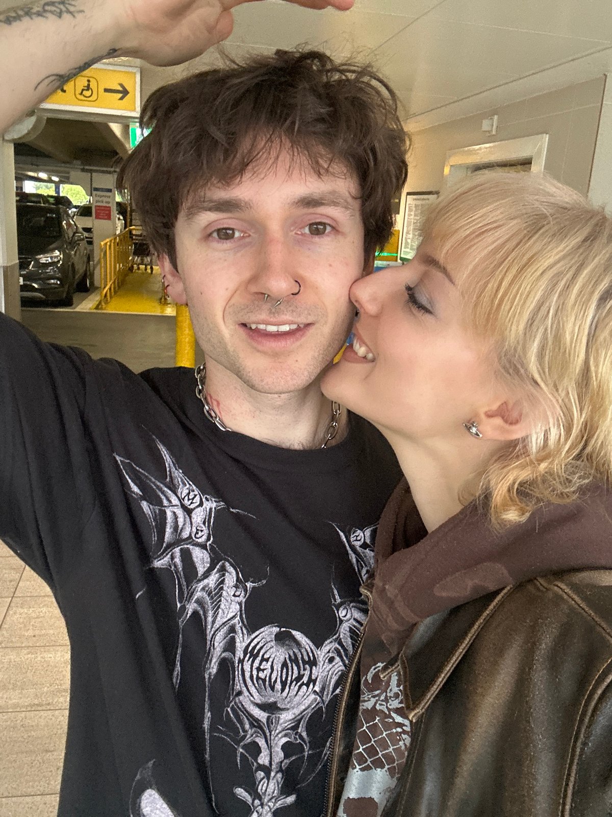 Couple documented traveling through London Gatwick Airport