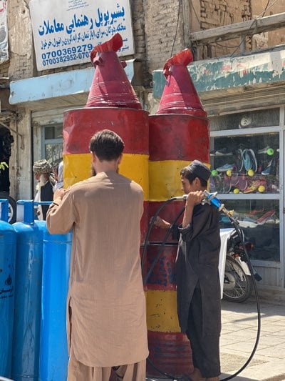 Morning street life documented in Kandahar, Afghanistan