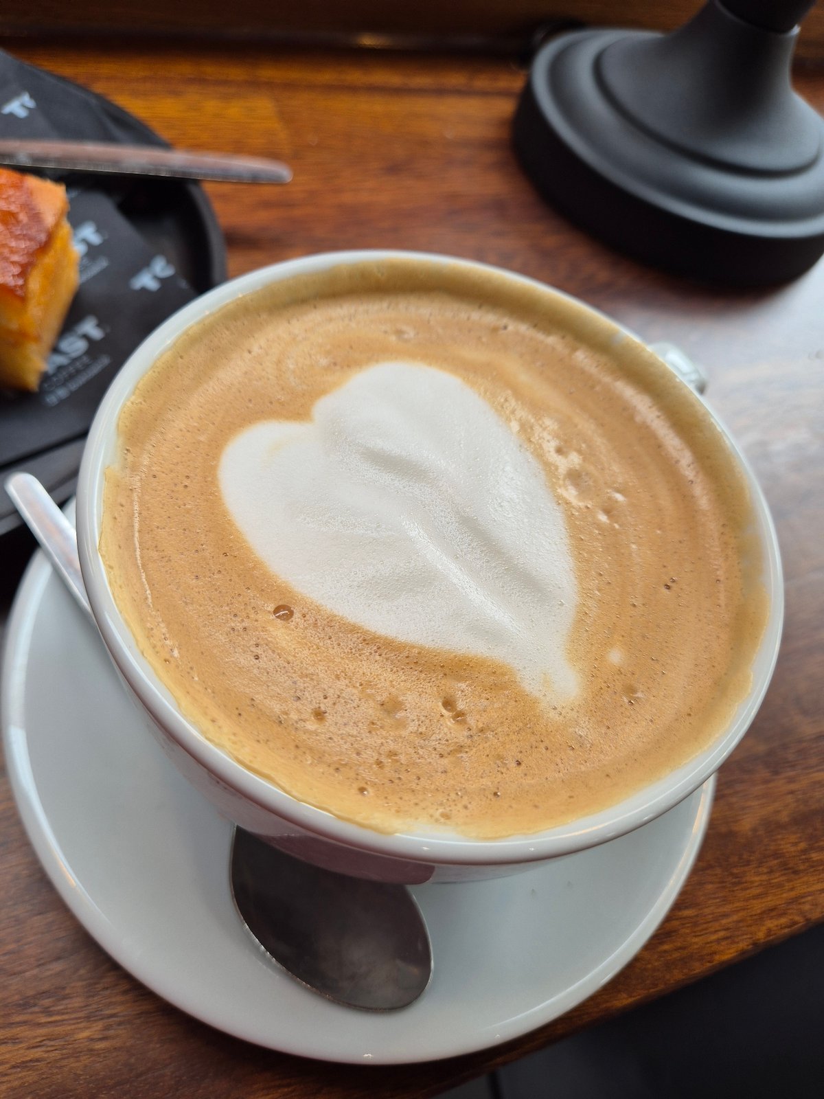 Coffee break documented at West Suffolk café