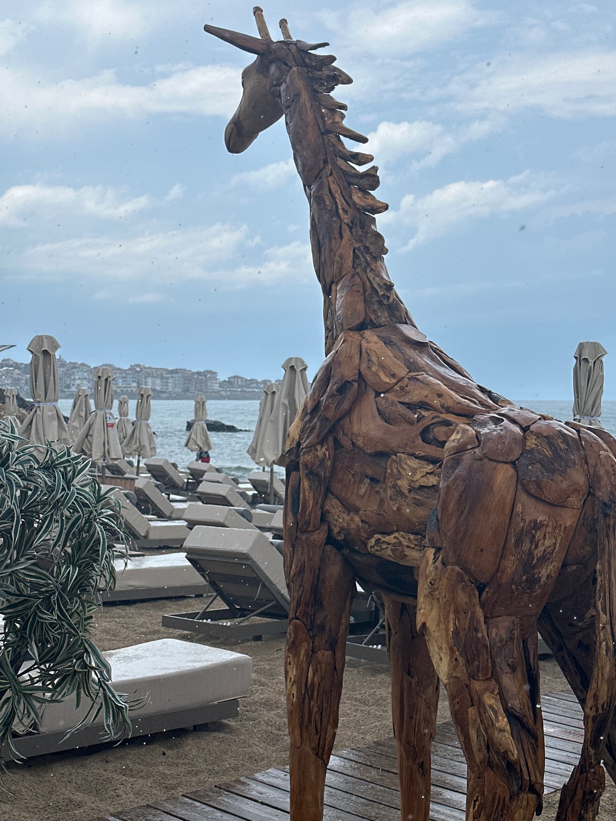 Sozopol beach coming to life on a summer morning