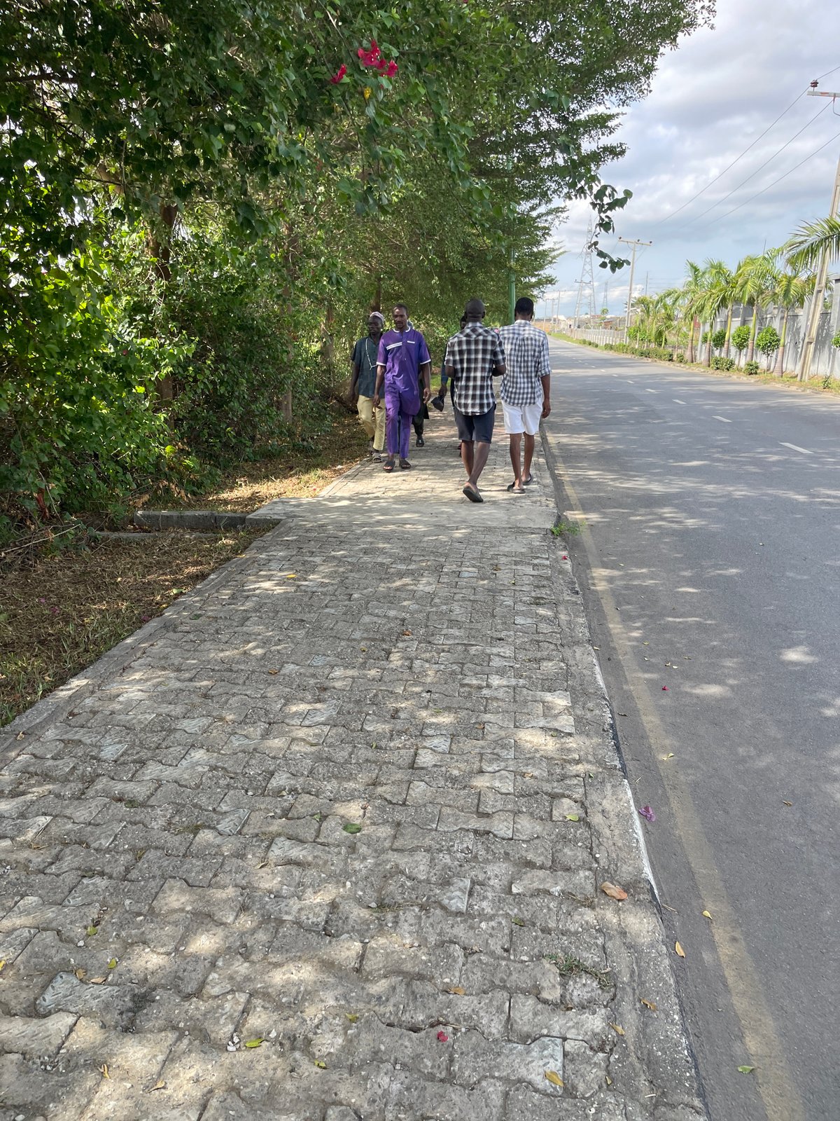 Morning street life documented in Gosa, Nigeria