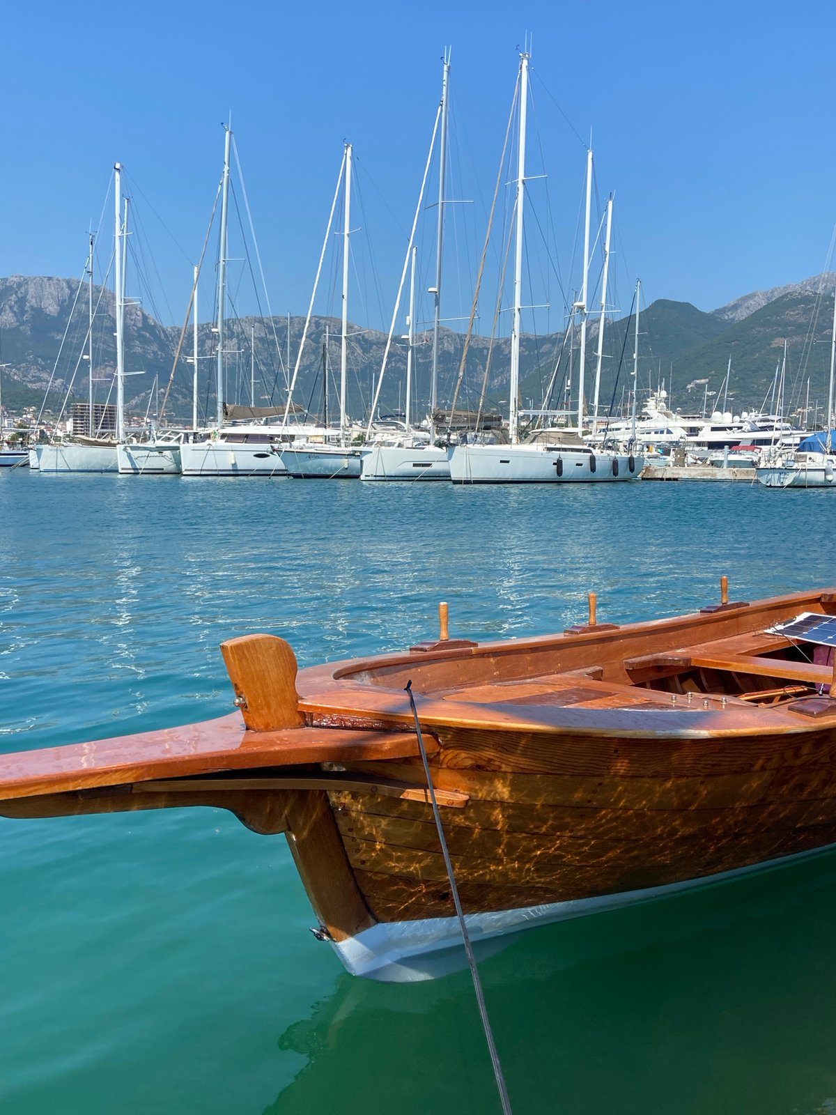 Bar, Montenegro harbor life on a sunny afternoon