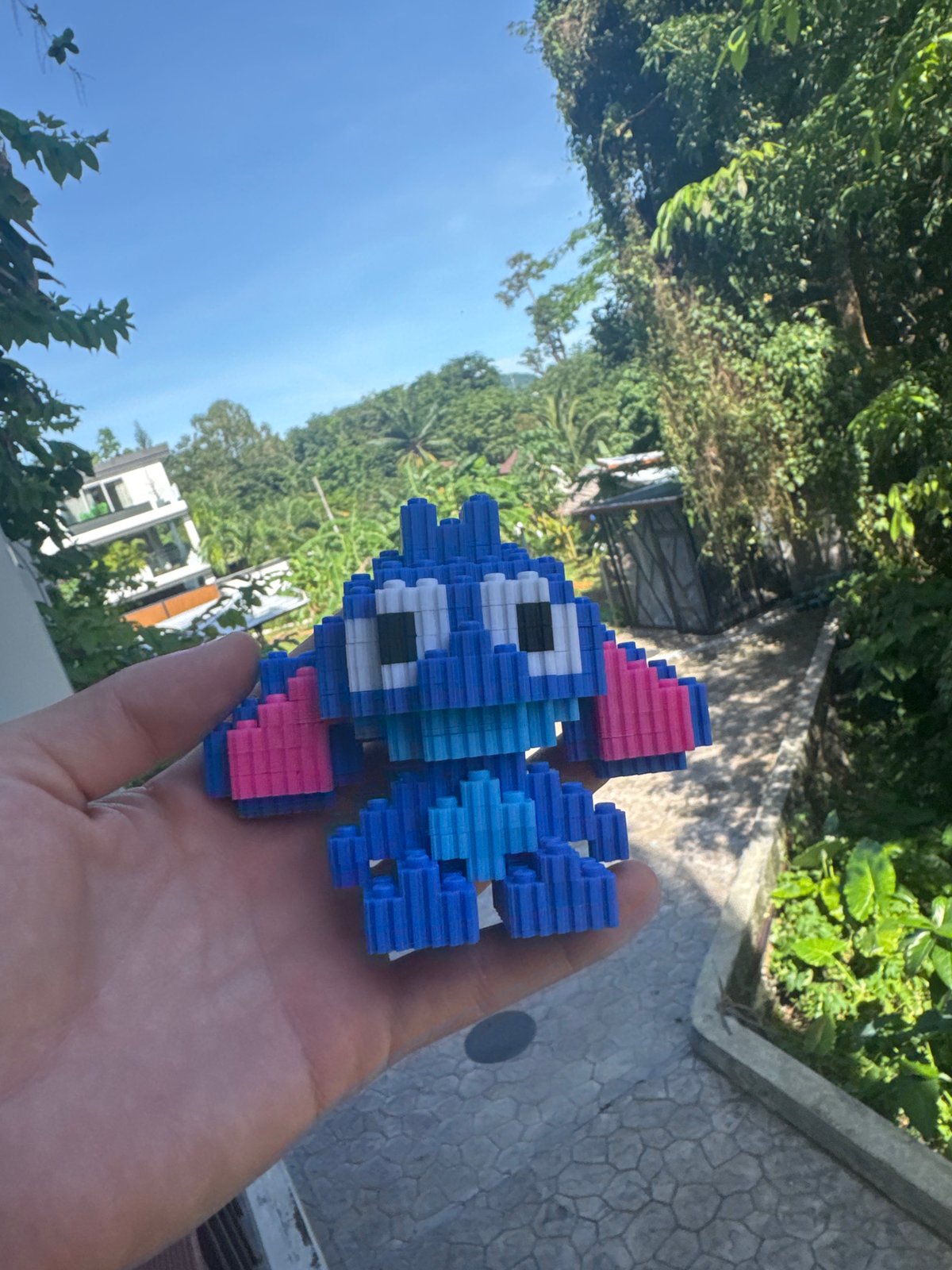 Building block figurine collection documented in Rawai, Thailand