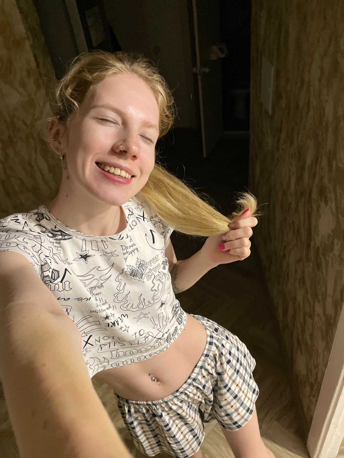 Playful selfie and cat portrait captured in Izhevsk