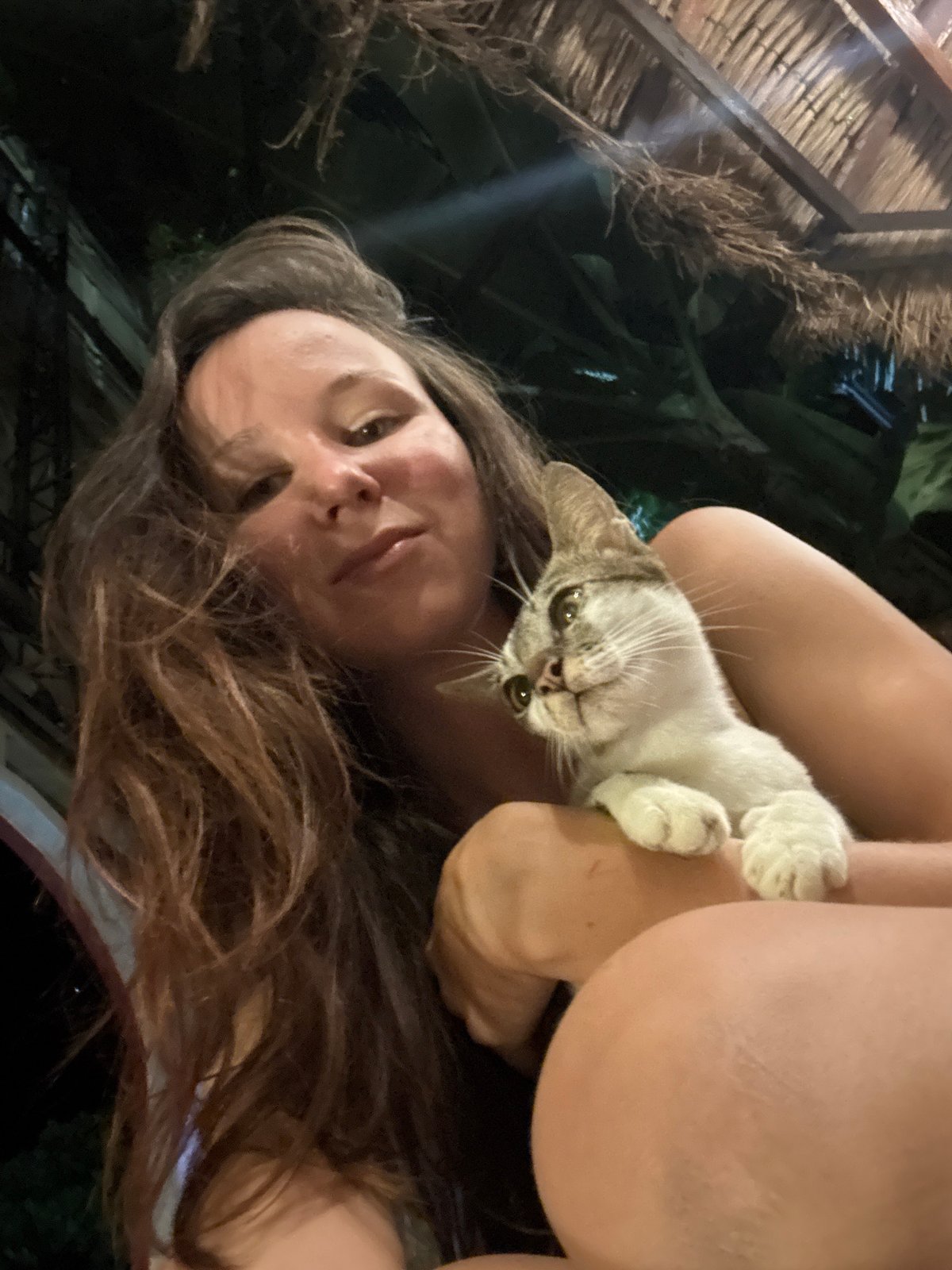 Woman shares tender moment with kitten in General Luna