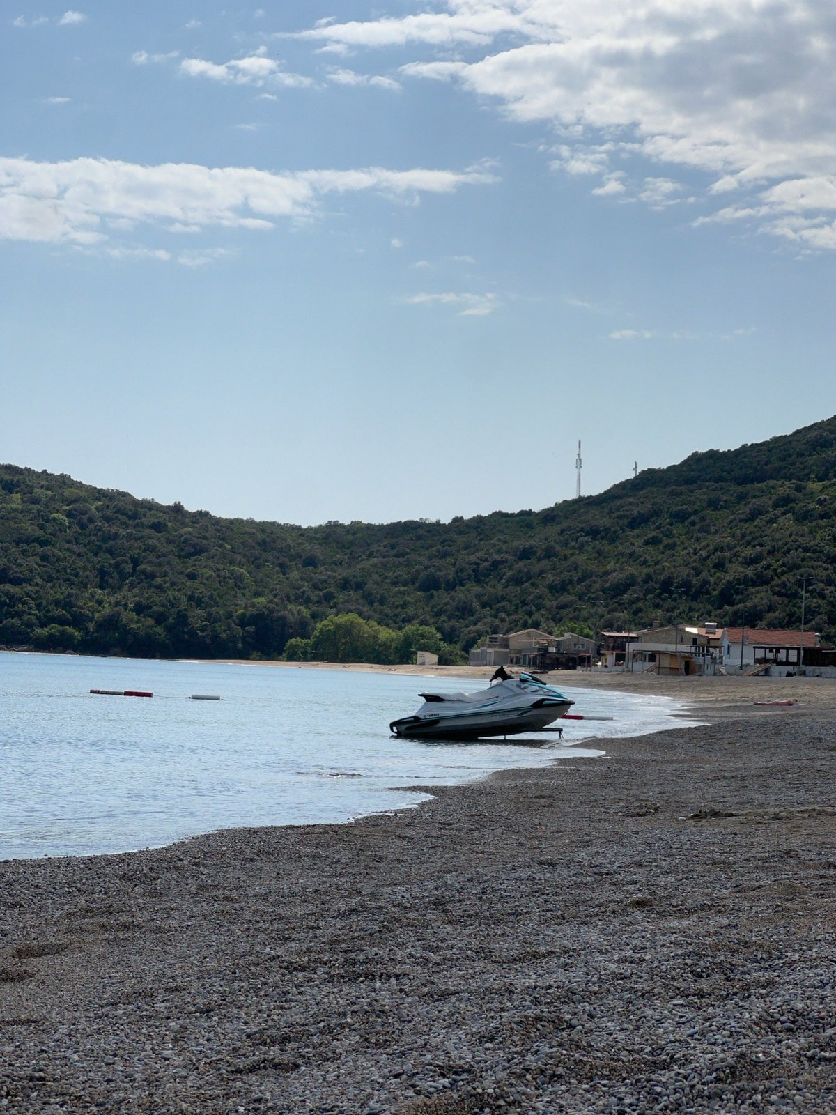 Coastal bay scene documented in Prijevor, Montenegro