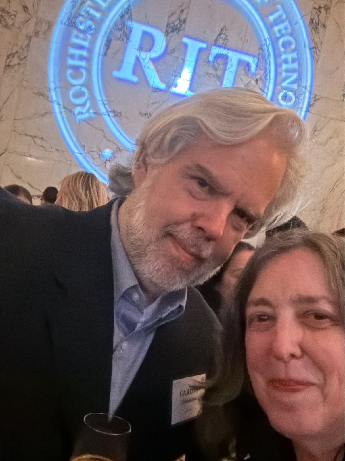 Social event held in ornate New York hall