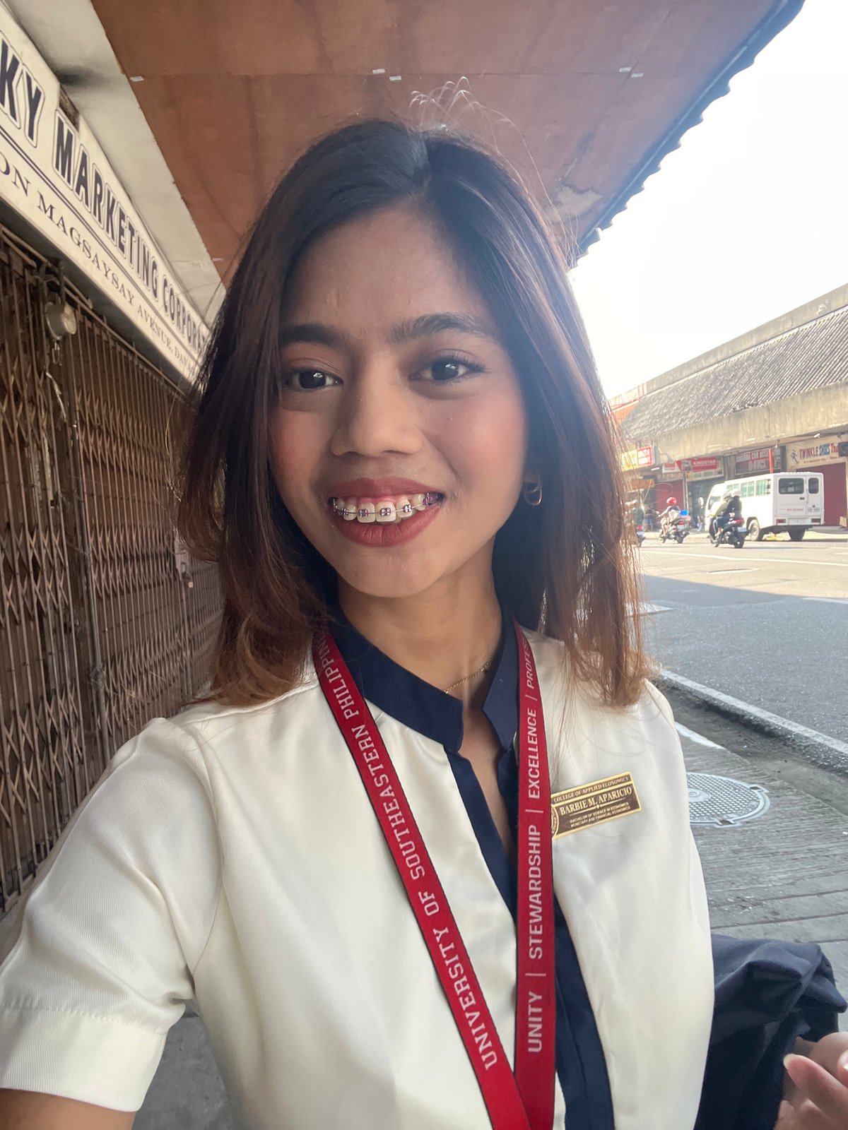 Selfies near University of Southeastern Philippines, Davao City