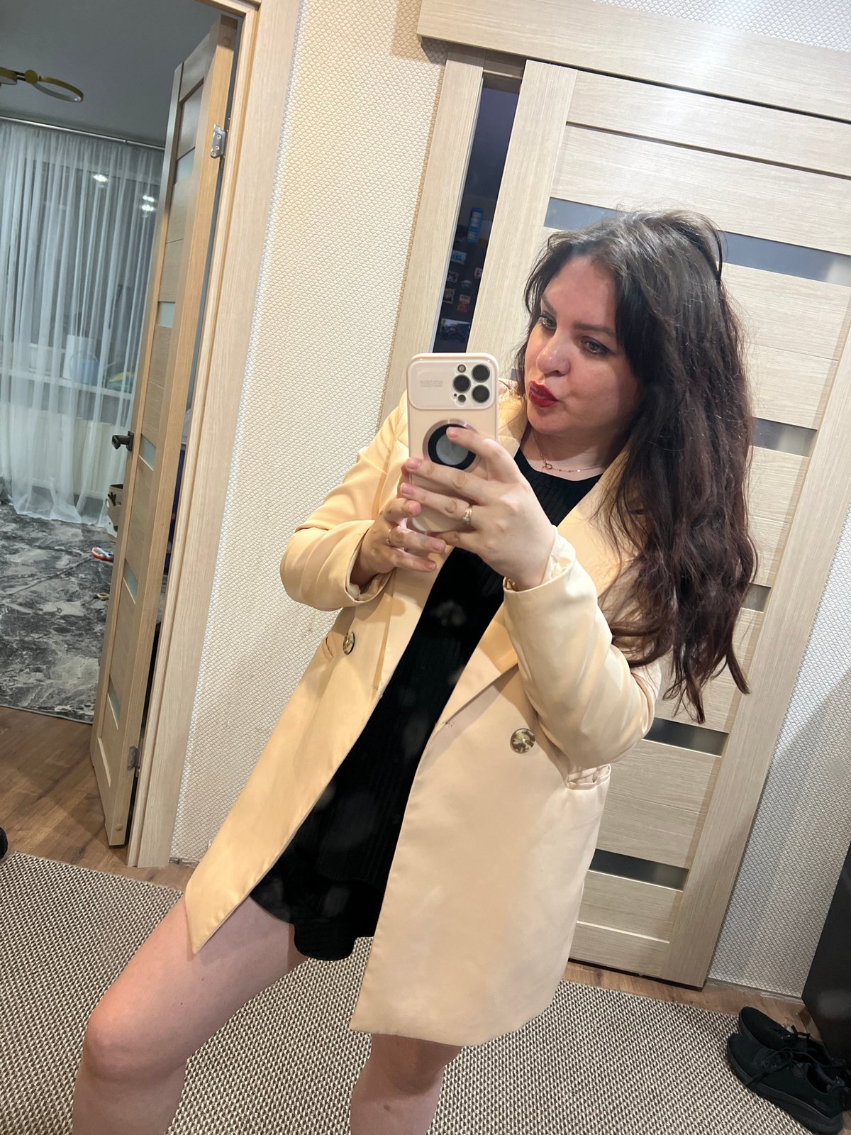 Young women document selfie sessions across Noviy, Russia