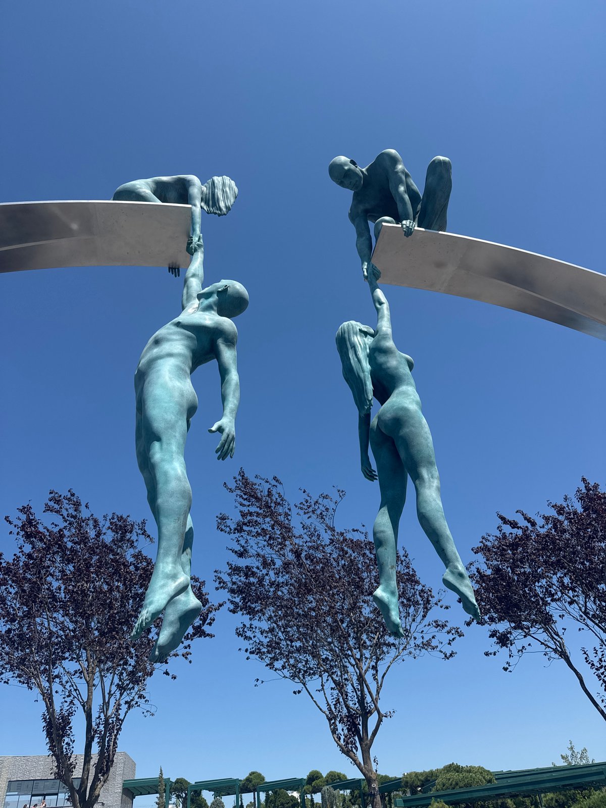 Modern sculpture and landmark architecture around Krasnodar