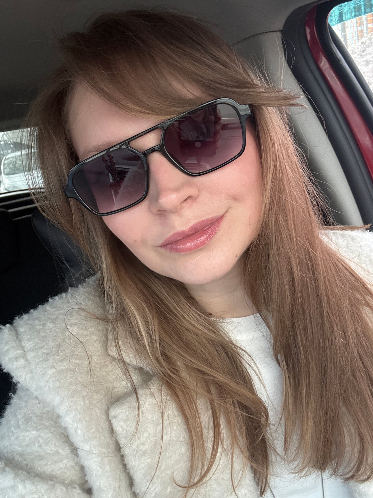 Woman Takes Morning Selfies in Izhevsk, Russia
