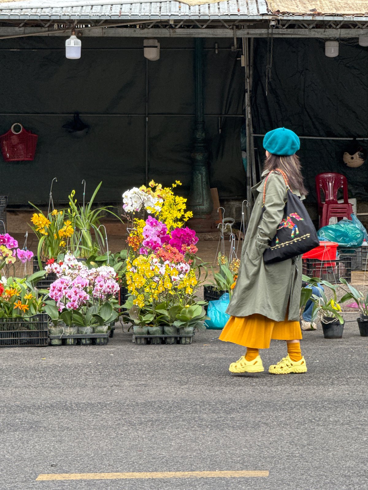 Daily life unfolds in Da Lat's flower markets and lakeside