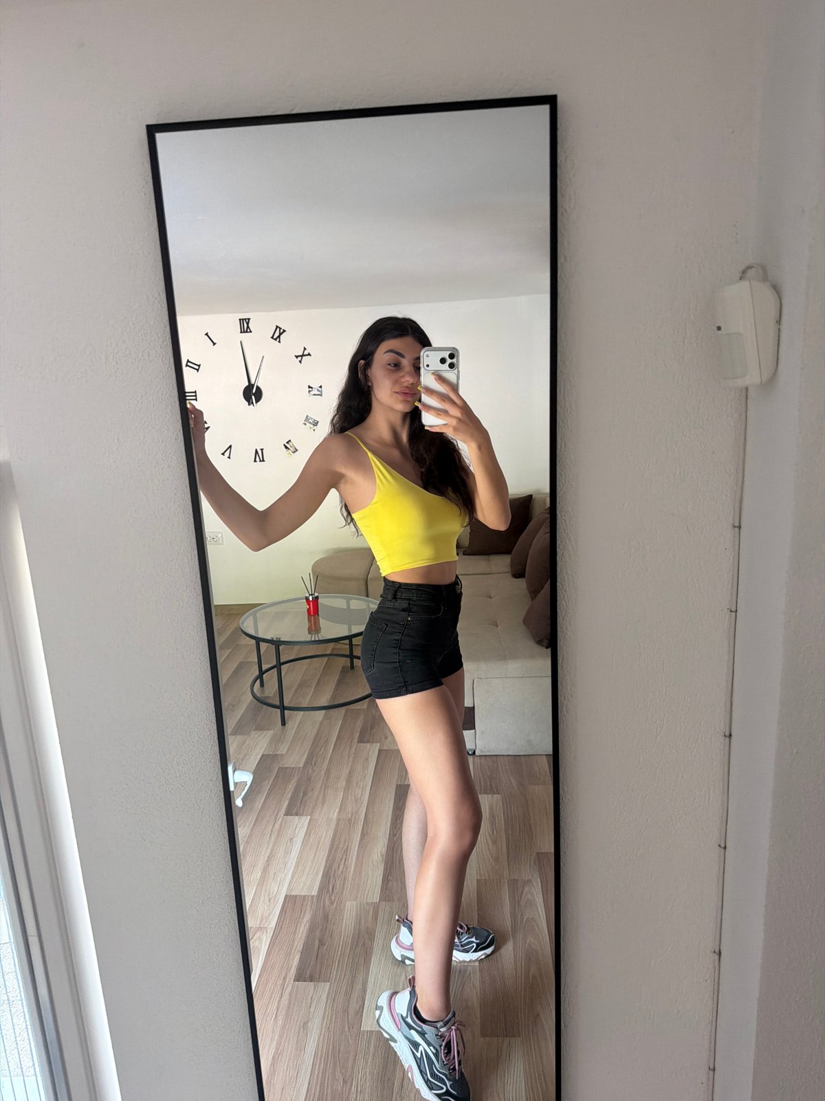 Mirror selfie in a Gabrovo home interior