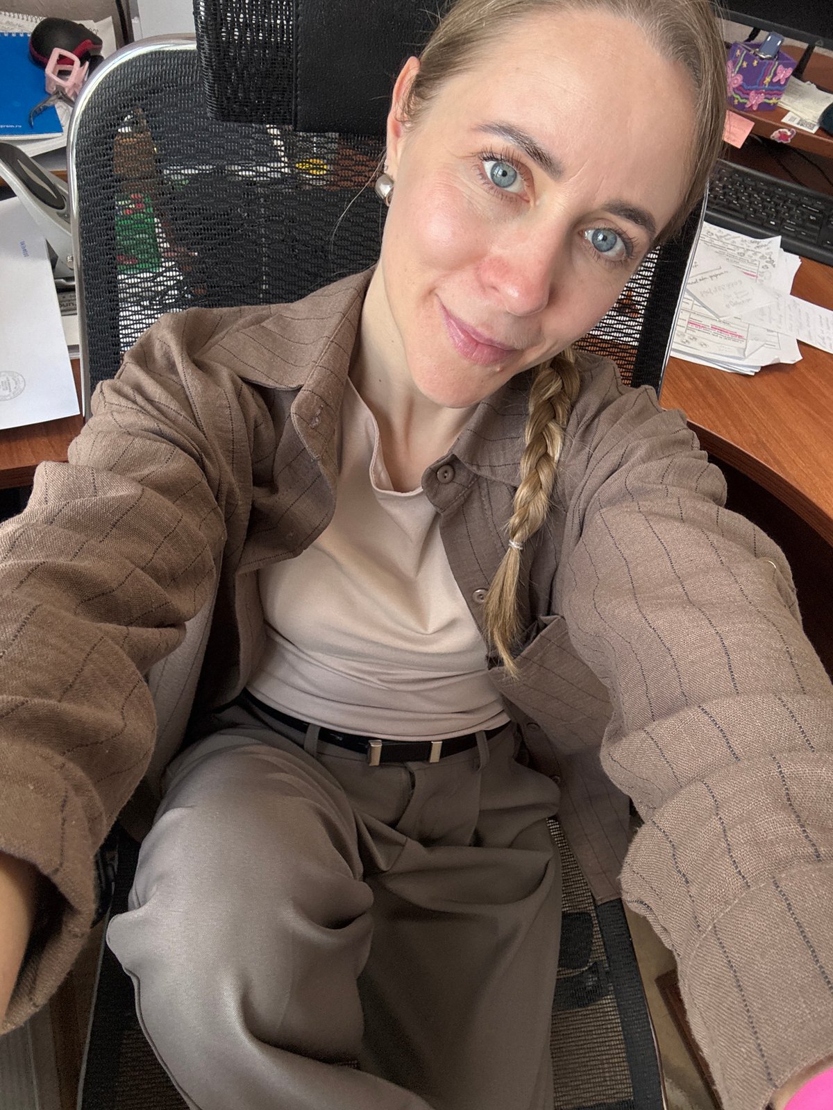 Morning moments captured in Chaikovsky: office, beetle, coffee